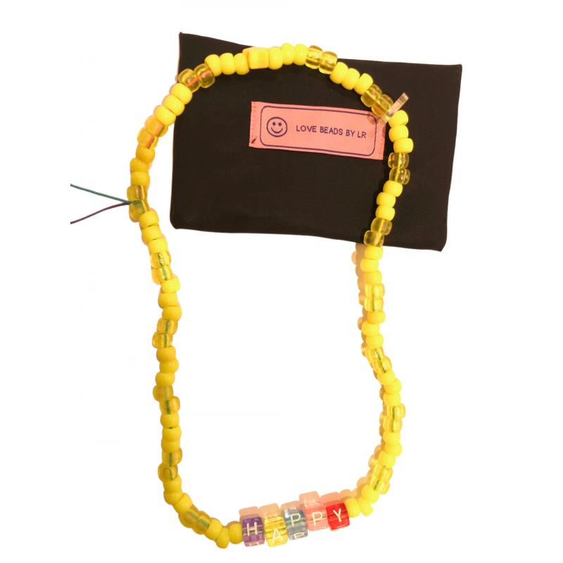 LAUREN RUBINSKI phone strap HAPPY