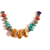 SILVER LAKE Gros Collier de Perles