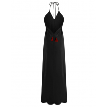 MARE DI LATTE Robe en Soie IVINA Black