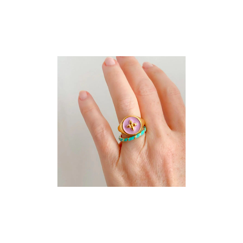 CABIROL chevalière CROISETTE