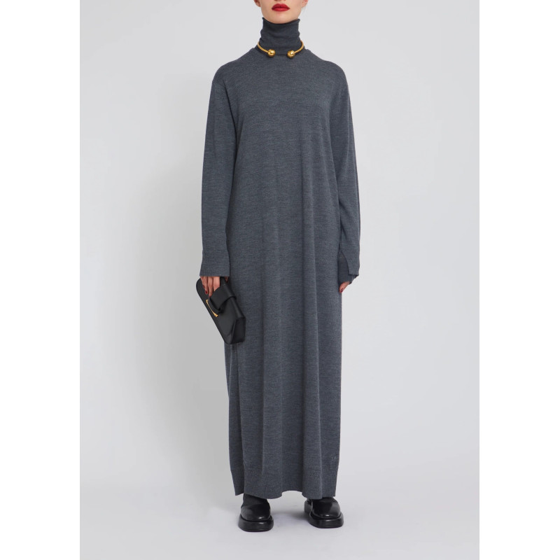 LAURENCE BRAS robe pull CANAL gris