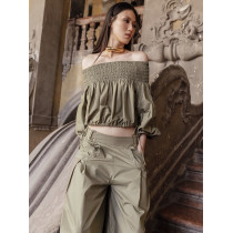 MES DEMOISELLES blouse PYRITE kaki