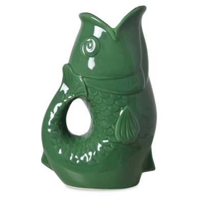 OPJET vase/carafe POISSON vert