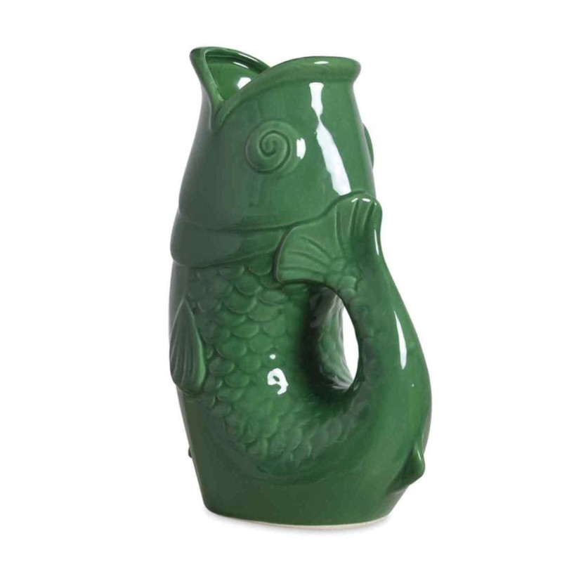 OPJET vase/carafe POISSON vert