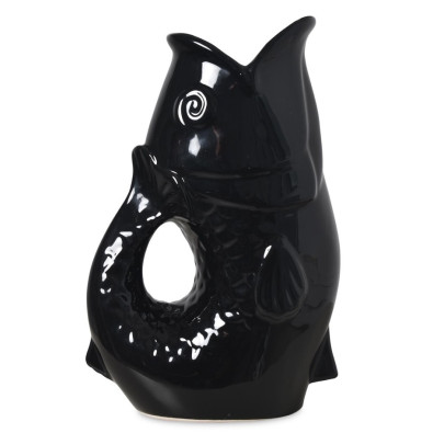 OPJET vase/carafe POISSON noir