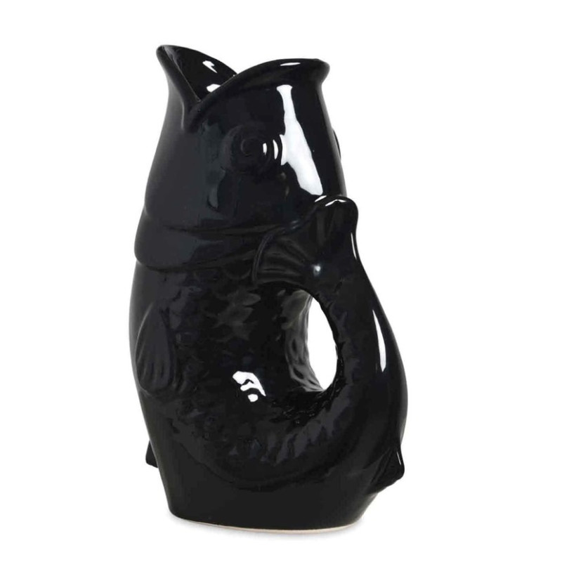 OPJET vase/carafe POISSON noir