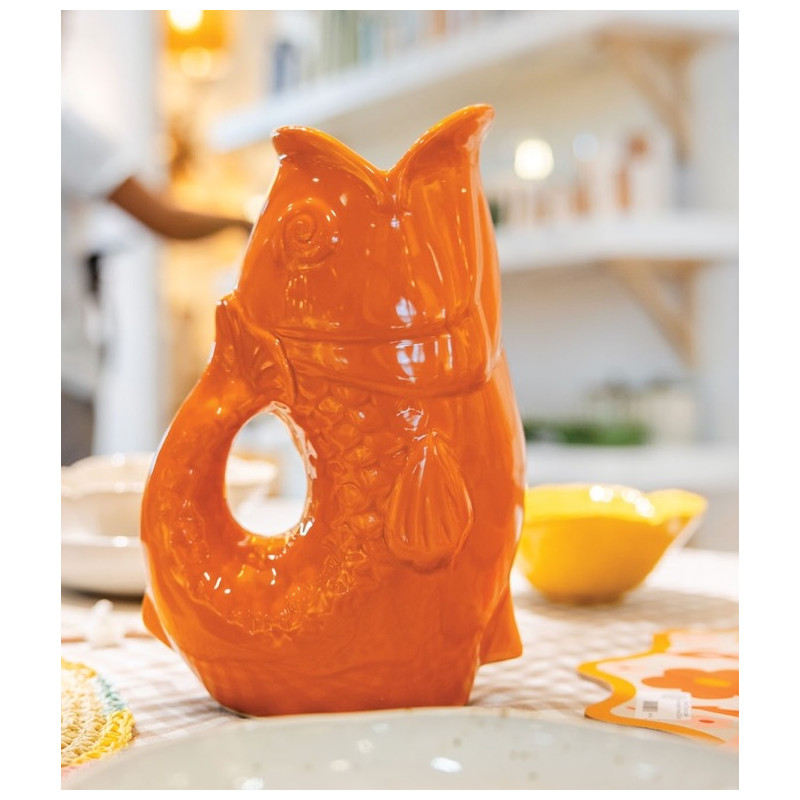 OPJET vase/carafe POISSON orange