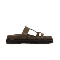 MARE DI LATTE sandales IVAR dark amber