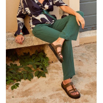 MARE DI LATTE sandales IVAR dark amber