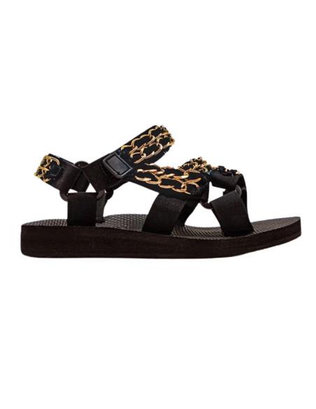 ARIZONA LOVE sandales TREKKY TRIO CHAIN GOLD