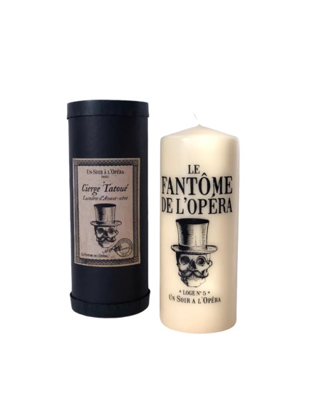 UN SOIR A L'OPERA Bougie LE FANTÔME DE L'OPÉRA