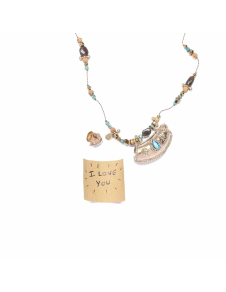 ROOM SERVICE collier MANTRA opale