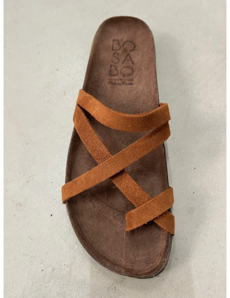 BOSABO sandales LILA noisette