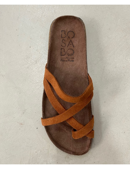 BOSABO sandales LILA noisette