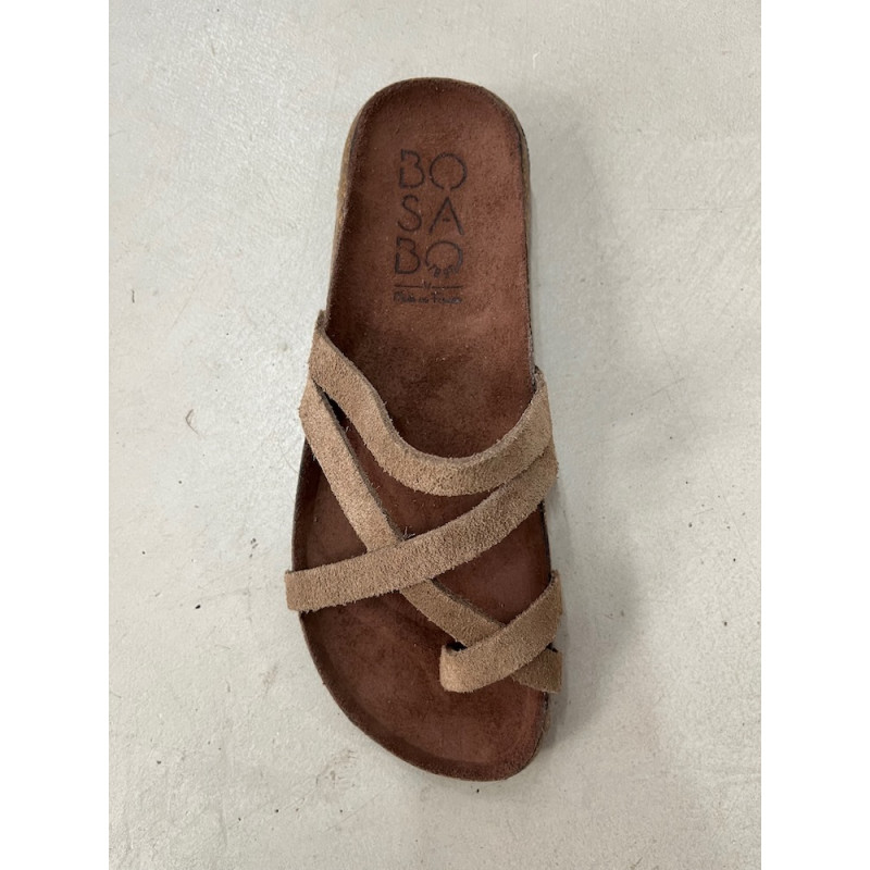 BOSABO sandales LILA taupe