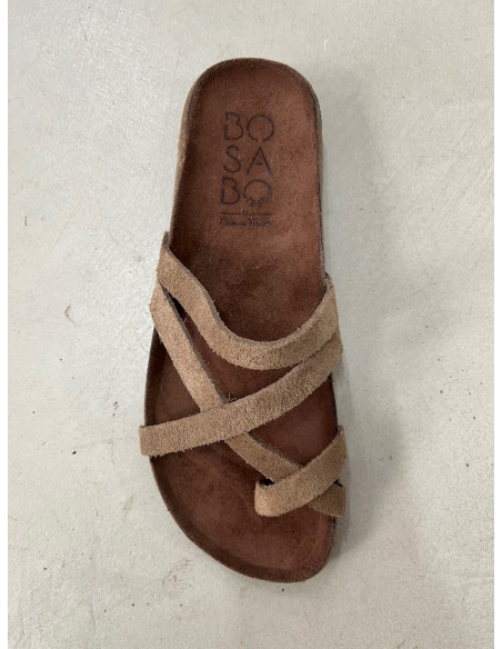 BOSABO sandales LILA taupe