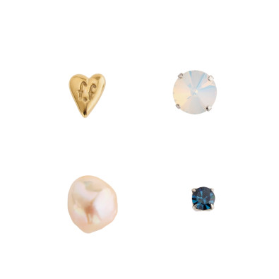 forte_forte Ensemble de boucles d'oreilles sculpture