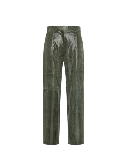 forte_forte Pantalon Cargo en Daim