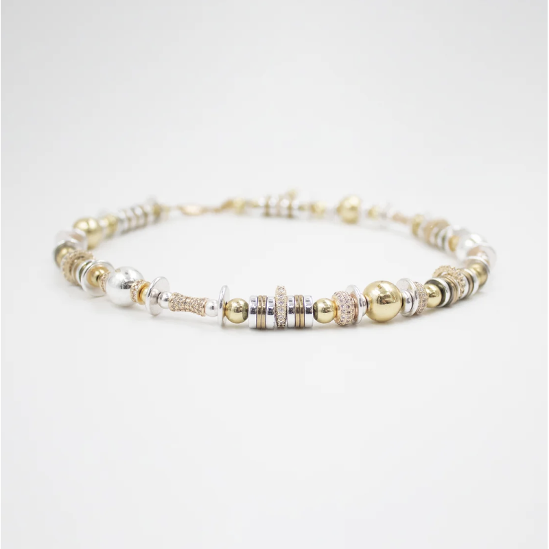 SIGAL Collier NEFERTITI Or et Argent