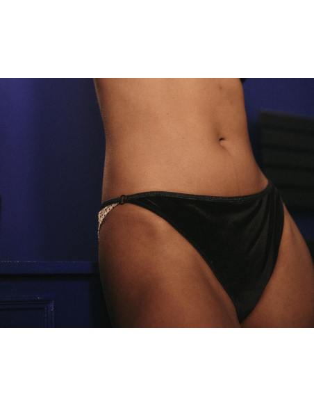 LA NOUVELLE Tanga THEA Black Dots