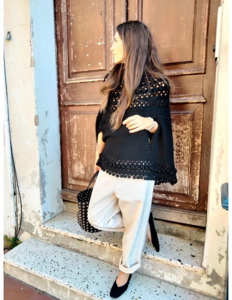 MES DEMOISELLES poncho SNOW