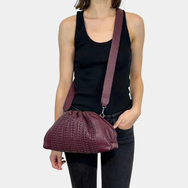 SISTA PARIS Sac UNIQ BIG Tressé Wine