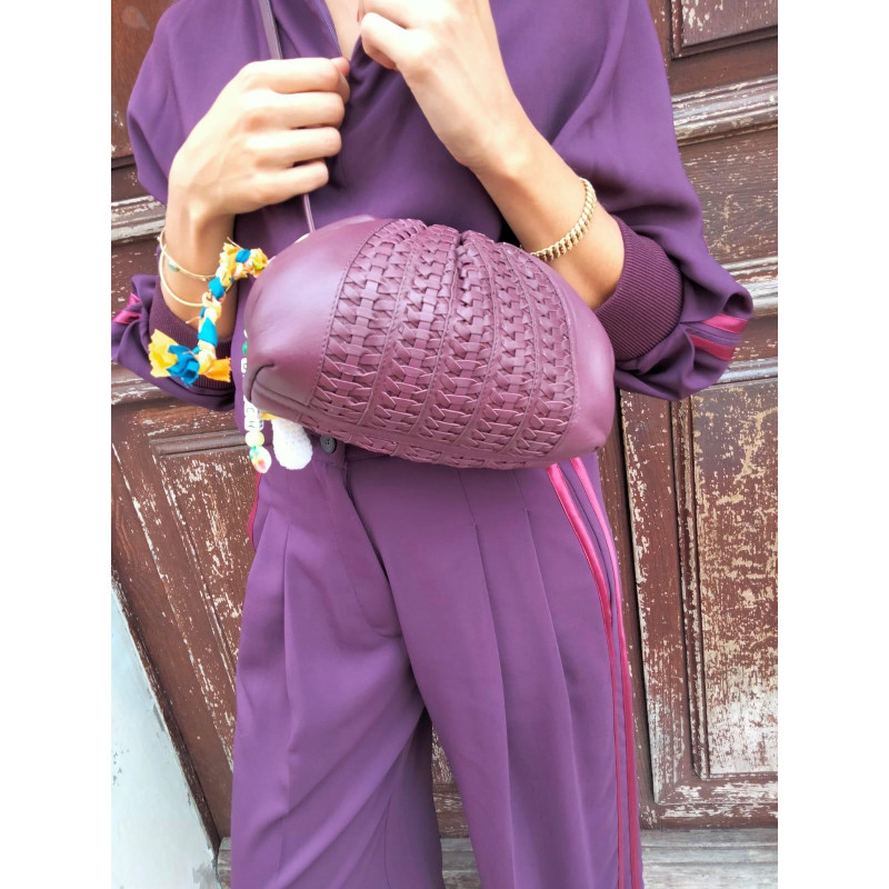 SISTA PARIS Sac UNIQ BIG Tressé Wine