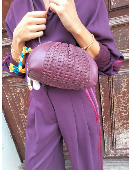 SISTA PARIS Sac UNIQ BIG Tressé Wine