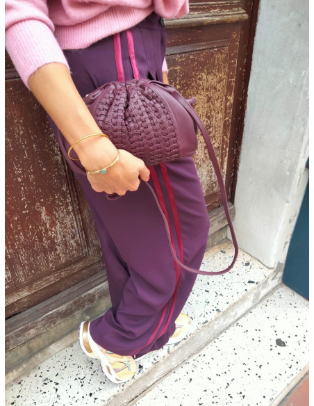SISTA PARIS Sac UNIQ BIG Tressé Wine