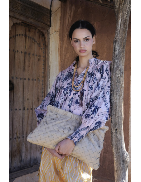 CLARAMONTE Pochette LISSA XXL Taupe