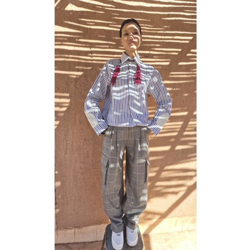 CLARAMONTE Chemise BOYFRIEND à rayures