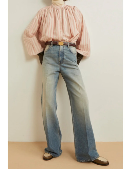 LAURENCE BRAS Jean ENCA Bleu