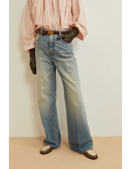 LAURENCE BRAS Jean ENCA Bleu