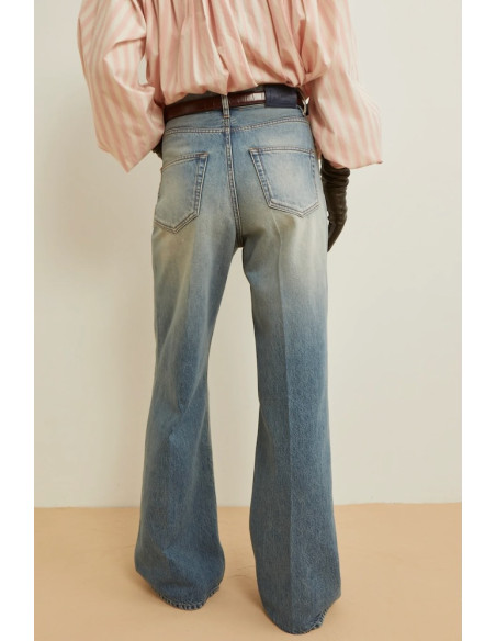 LAURENCE BRAS Jean ENCA Bleu