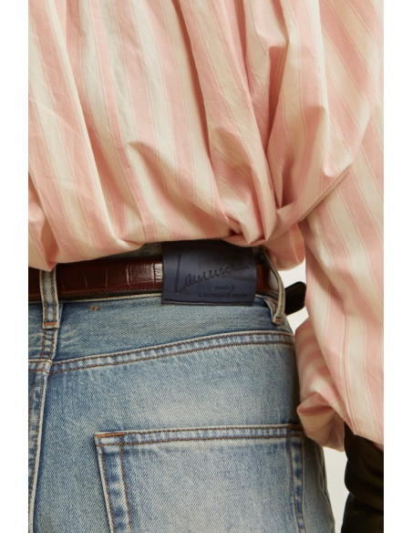 LAURENCE BRAS Jean ENCA Bleu