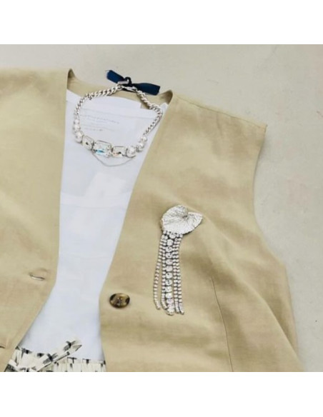 PERRINE TAVERNITI broche FLEUR