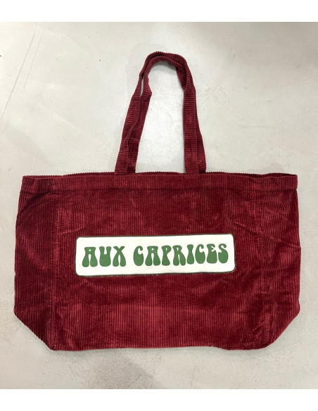 DROLATIC X AUX CAPRICES cabas velours
