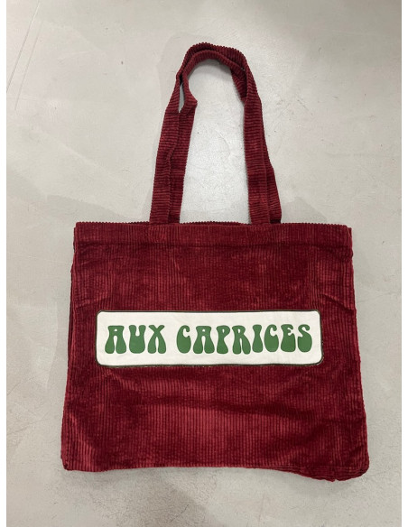 DROLATIC X AUX CAPRICES cabas velours