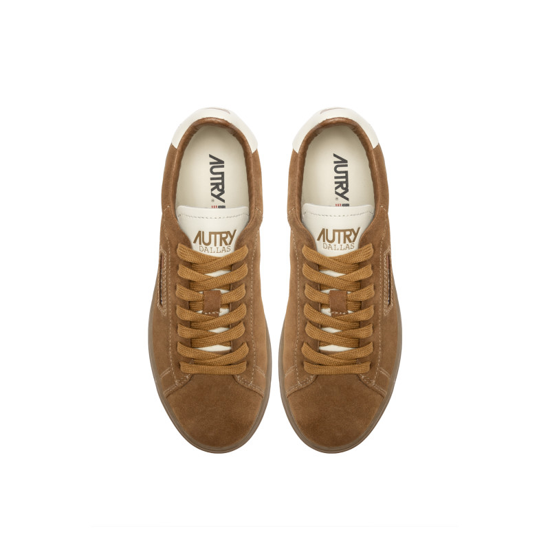 AUTRY Baskets DALLAS LOW Daim marron