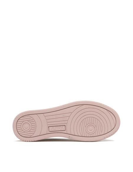 AUTRY Baskets MEDALIST LOW Blanc / Rose