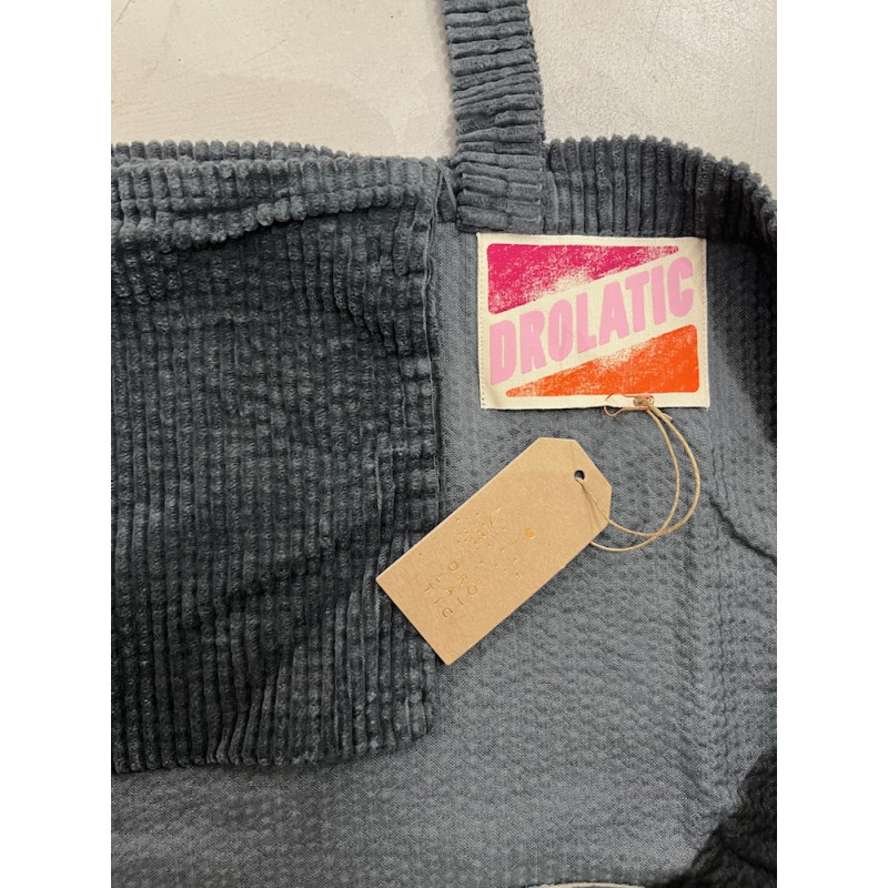 DROLATIC X AUX CAPRICES cabas velours