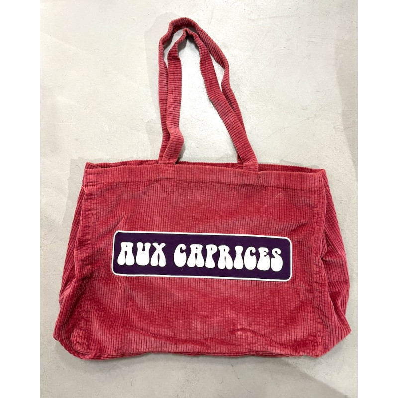 DROLATIC X AUX CAPRICES cabas velours
