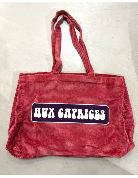 DROLATIC X AUX CAPRICES cabas velours
