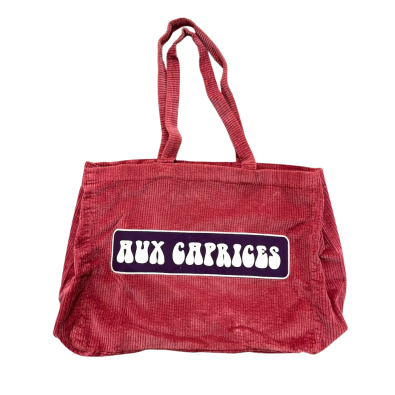 DROLATIC X AUX CAPRICES cabas velours