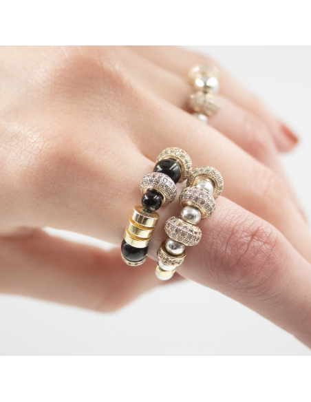 SIGAL Bague NEFERTITI Doré Double