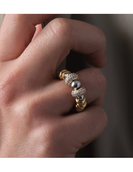 SIGAL Bague NEFERTITI Doré Double