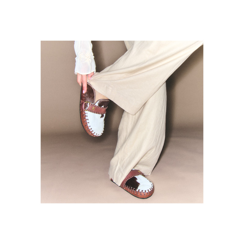 CLARIS VIROT Mules GEORGETTE Cuir Rodeo