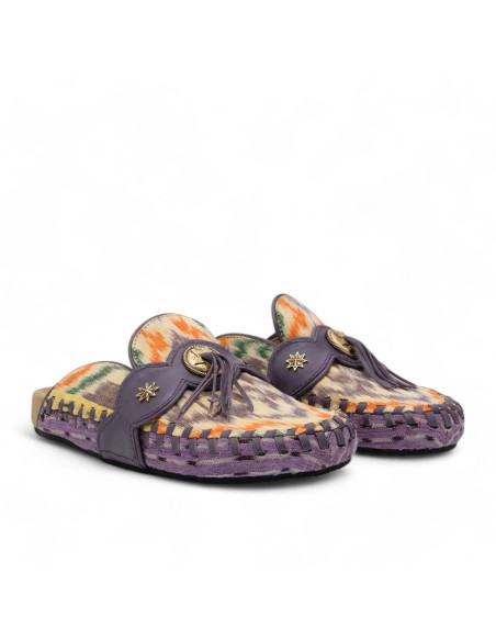 CLARIS VIROT Mules GEORGETTE Tissu Lasso