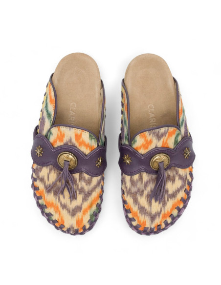 CLARIS VIROT Mules GEORGETTE Tissu Lasso