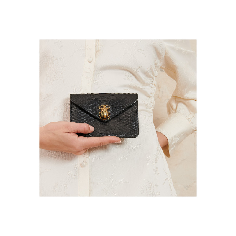 CLARIS VIROT Porte Cartes ALEX Noir